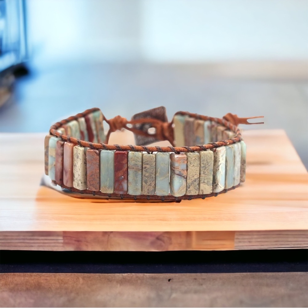 Handmade Bohemian Natural Stones Bracelet